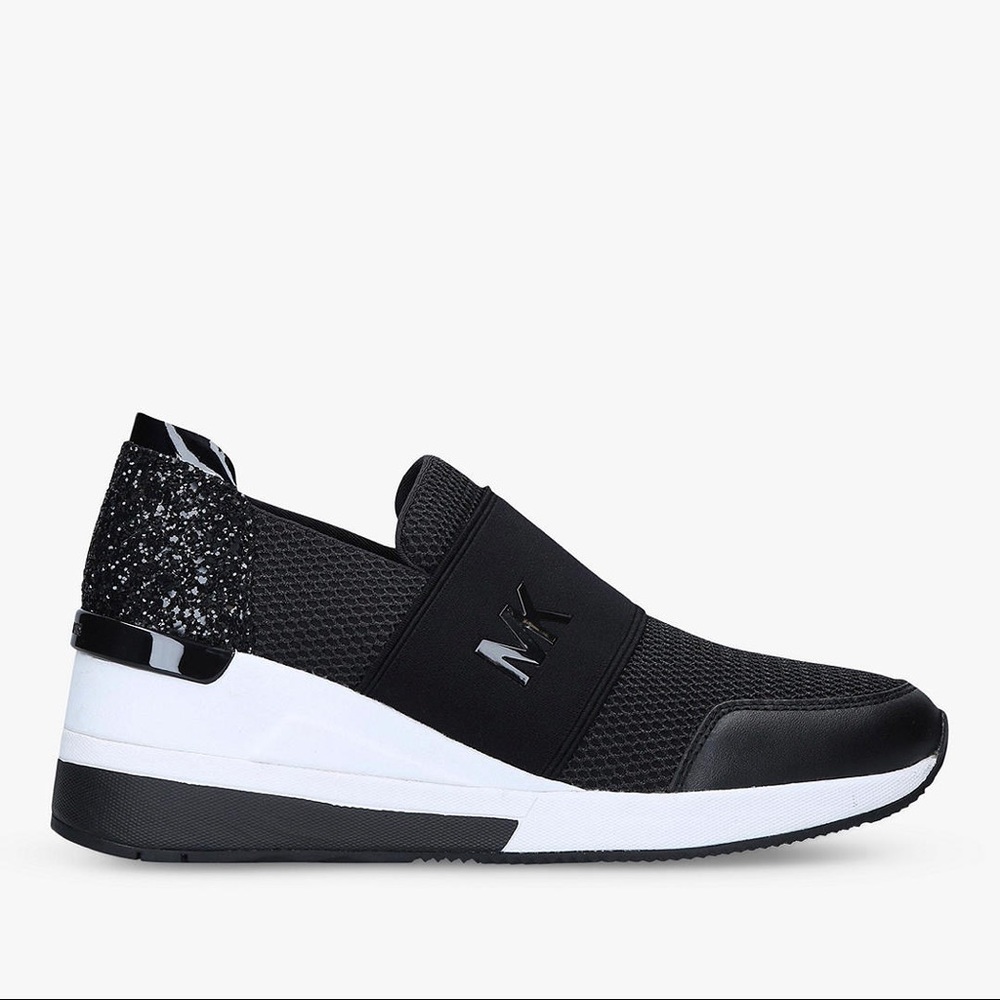 MICHAEL Michael Kors Black and White Athletic Shoes